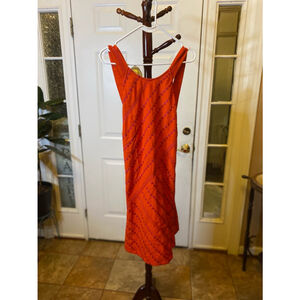 Free People red dress with Criss cross back size Xl